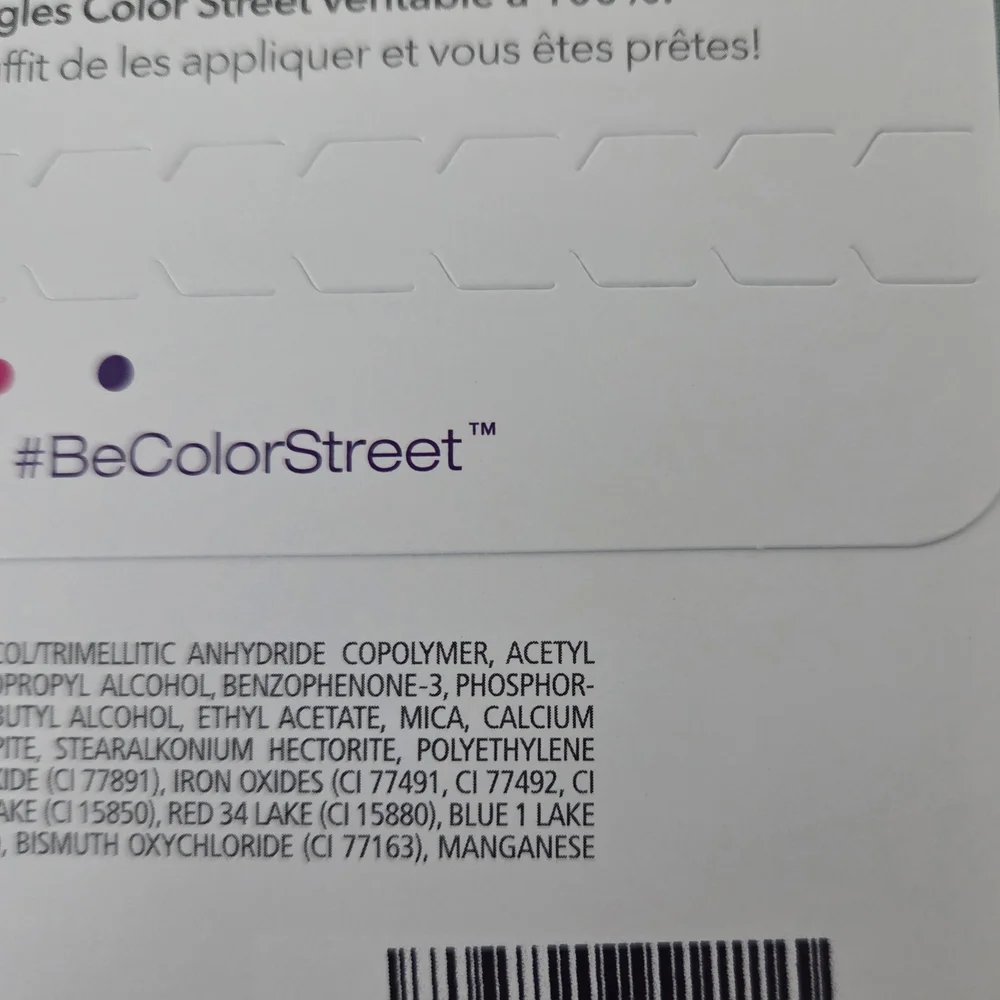 Color Street Carmine Shine Nail Strips - Picture 2 of 3